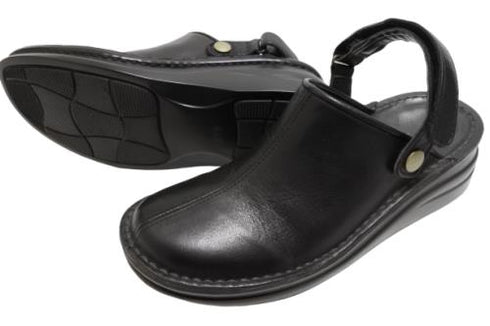 【インコルジェ8171 ブラック】本革2WAYスリッポンシューズ