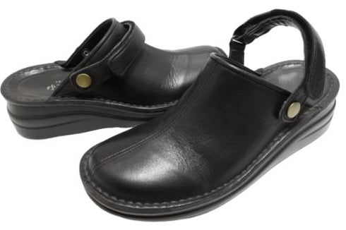 【インコルジェ8171 ブラック】本革2WAYスリッポンシューズ