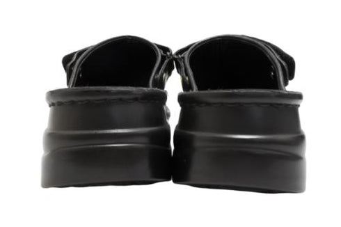 【インコルジェ8171 ブラック】本革2WAYスリッポンシューズ