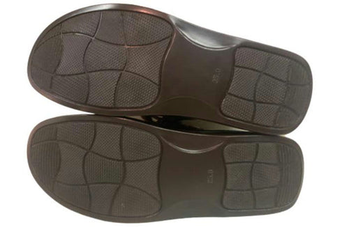 【インコルジェ8171 ダークブラウン】本革2WAYスリッポンシューズ