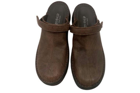 【インコルジェ8171 ダークブラウン】本革2WAYスリッポンシューズ