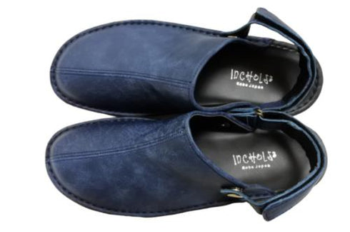 【インコルジェ8171 ネイビー】本革2WAYスリッポンシューズ
