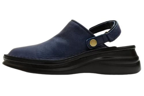 【インコルジェ8171 ネイビー】本革2WAYスリッポンシューズ