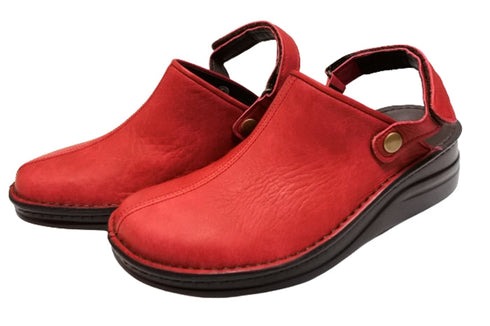 【インコルジェ8171 レッド】本革2WAYスリッポンシューズ
