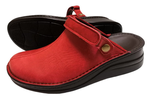 【インコルジェ8171 レッド】本革2WAYスリッポンシューズ