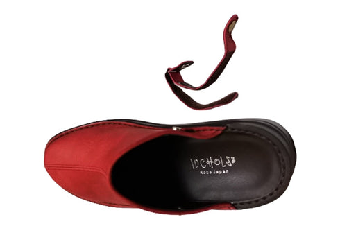 【インコルジェ8171 レッド】本革2WAYスリッポンシューズ
