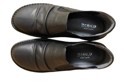 【インコルジェ8303 ブラック】くしゅっとかわいい脱ぎ履きらくらくシューズ