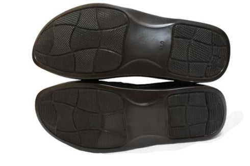 【インコルジェ8303 ダークパープル】くしゅっとかわいい脱ぎ履きらくらくシューズ