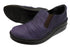 【インコルジェ8303 ダークパープル】くしゅっとかわいい脱ぎ履きらくらくシューズ