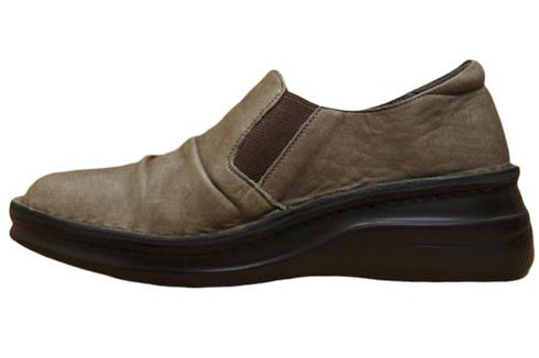 【インコルジェ8303 グレー】くしゅっとかわいい脱ぎ履きらくらくシューズ