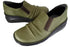 【インコルジェ8303 カーキ】くしゅっとかわいい脱ぎ履きらくらくシューズ