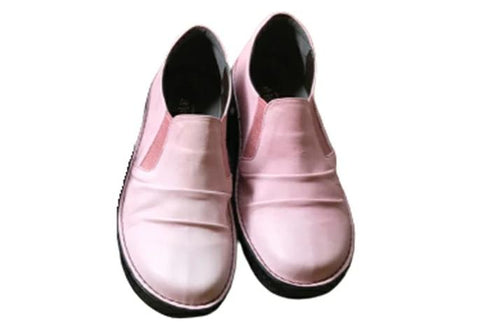 【インコルジェ8303 ラベンダー】くしゅっとかわいい脱ぎ履きらくらくシューズ