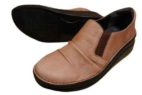 【インコルジェ8303 ピンク】くしゅっとかわいい脱ぎ履きらくらくシューズ