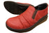 【インコルジェ8303 レッド】くしゅっとかわいい脱ぎ履きらくらくシューズ