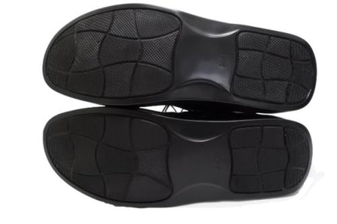 【インコルジェ8308 ブラック】ハイカット靴紐シューズ