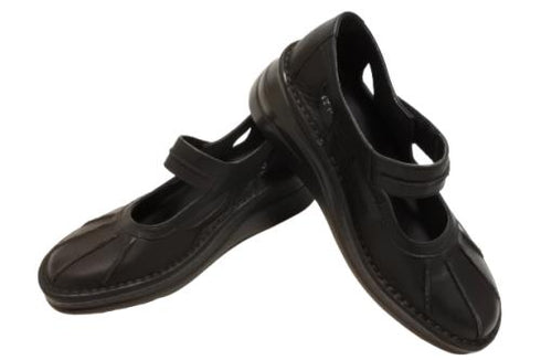 【インコルジェ8315 ブラック】アンティーク調本革シューズ