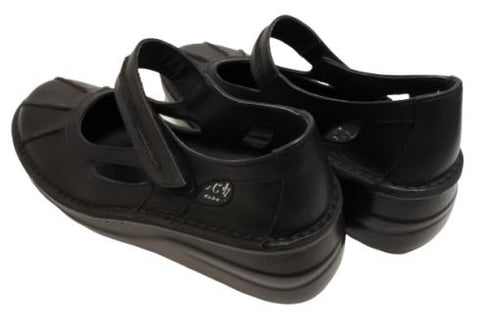 【インコルジェ8315 ブラック】アンティーク調本革シューズ