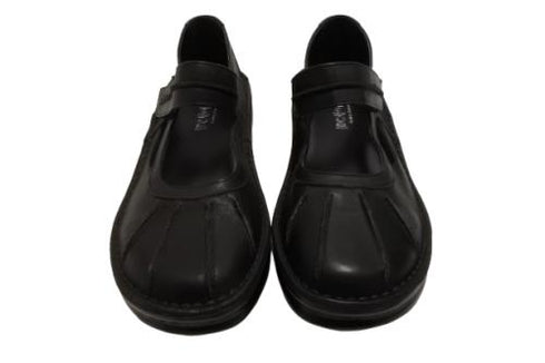 【インコルジェ8315 ブラック】アンティーク調本革シューズ