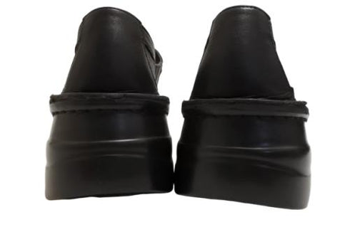 【インコルジェ8315 ブラック】アンティーク調本革シューズ