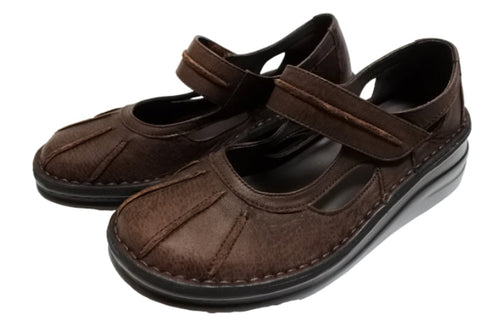 【インコルジェ8315 ダークブラウン】アンティーク調本革シューズ