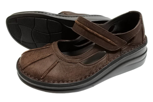 【インコルジェ8315 ダークブラウン】アンティーク調本革シューズ