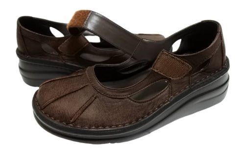 【インコルジェ8315 ダークブラウン】アンティーク調本革シューズ