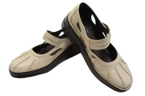 【インコルジェ8315 グレージュ】アンティーク調本革シューズ