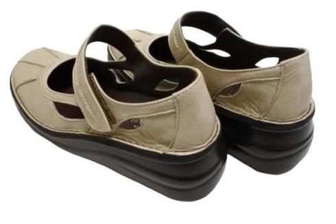 【インコルジェ8315 グレージュ】アンティーク調本革シューズ