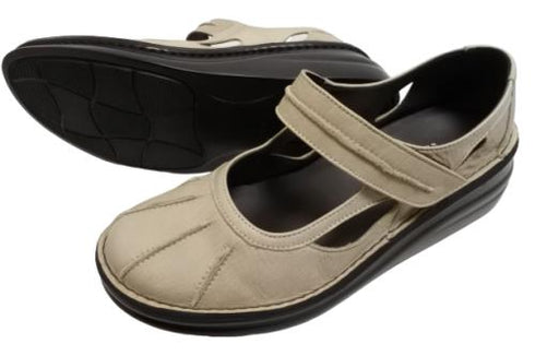 【インコルジェ8315 グレージュ】アンティーク調本革シューズ