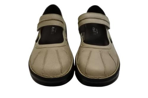 【インコルジェ8315 グレージュ】アンティーク調本革シューズ