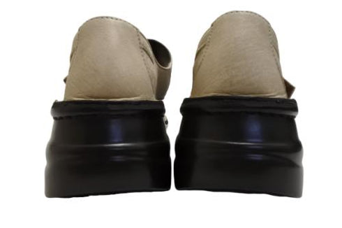 【インコルジェ8315 グレージュ】アンティーク調本革シューズ