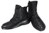 【インコルジェ8331 ブラック】くしゅくしゅサイドゴアショートブーツ