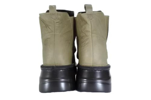 【インコルジェ8331 グレー】くしゅくしゅサイドゴアショートブーツ