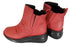 【インコルジェ8331 レッド】くしゅくしゅサイドゴアショートブーツ