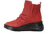 【インコルジェ8331 レッド】くしゅくしゅサイドゴアショートブーツ