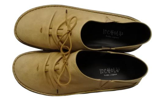 【インコルジェ 8387 ベージュ】ひと味違う個性派靴紐シューズ