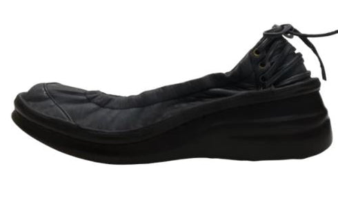 【インコルジェ 8394 ブルー】バックリボンバレエシューズパンプス