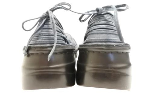 【インコルジェ 8394 ブルー】バックリボンバレエシューズパンプス