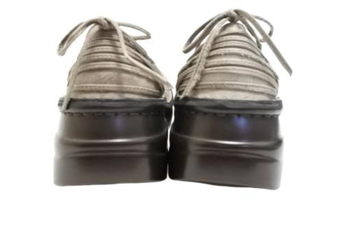 【インコルジェ 8394 グレー】バックリボンバレエシューズパンプス