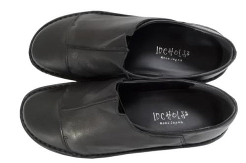 【インコルジェ8409 ブラック】カジュアルコンフォートシューズ