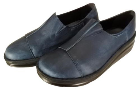 【インコルジェ8409 ネイビー】カジュアルコンフォートシューズ