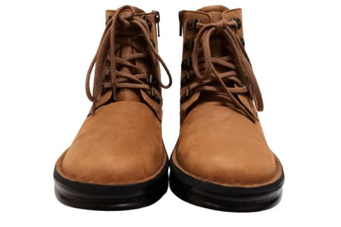 【インコルジェ8434 ブラウン】低反発インソールのクロスストラップシューズ