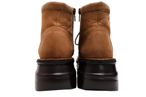 【インコルジェ8434 ブラウン】低反発インソールのクロスストラップシューズ