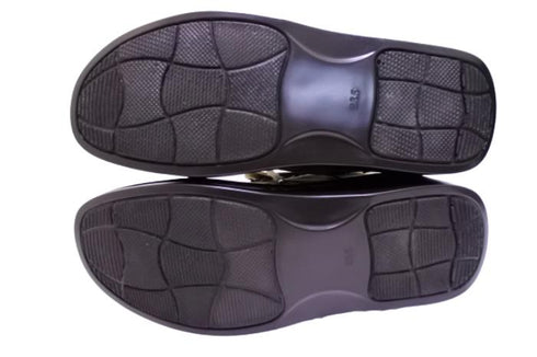 【インコルジェ8434 カーキ】低反発インソールのクロスストラップシューズ