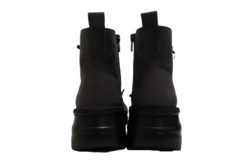 【インコルジェ 8468 パープル】本革クロスベルトカジュアルショートブーツ