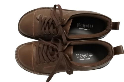 【インコルジェ 8480 ダークブラウン】スポーティースニーカー