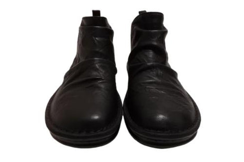 【インコルジェ 8522 ブラック】サイドゴアショートブーツ