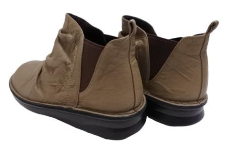 【インコルジェ 8522 グレー】サイドゴアショートブーツ