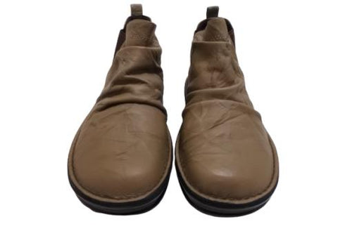 【インコルジェ 8522 グレー】サイドゴアショートブーツ