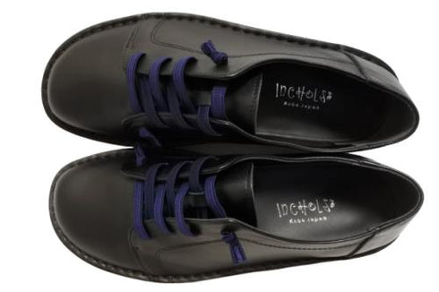 【インコルジェ8549 ブラック】ローヒールスニーカー